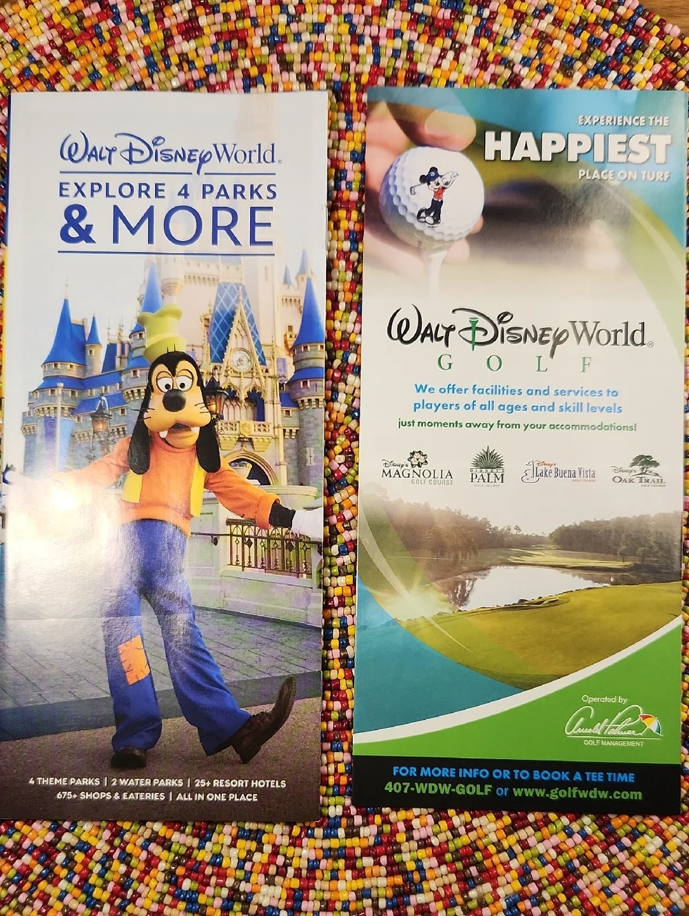 Disney Parks Lot Stickers Maps Coasters Tattoos Scrapbook Bundle WDW